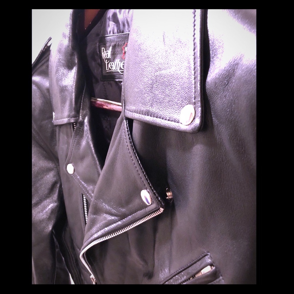NEVER WORN| Biker Jacket | REAL LEATHER